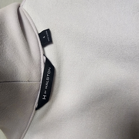 Light Lavender H By Halston Womens Moto Zip-Up Jacket Size 4 - Picture 7 of 9